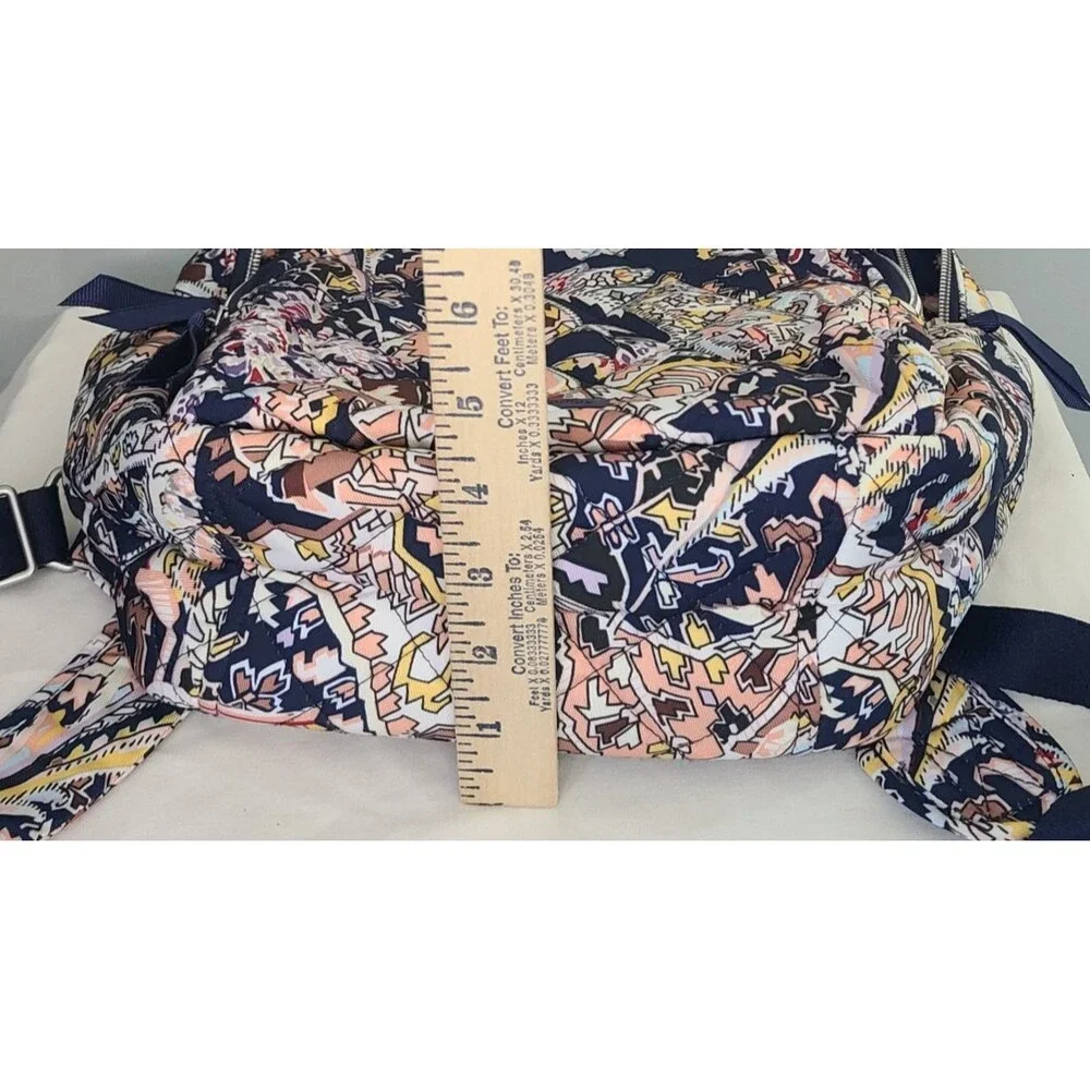 Vera Bradley Small Backpack Colorful Versatile Travel School Work Everyday Boho